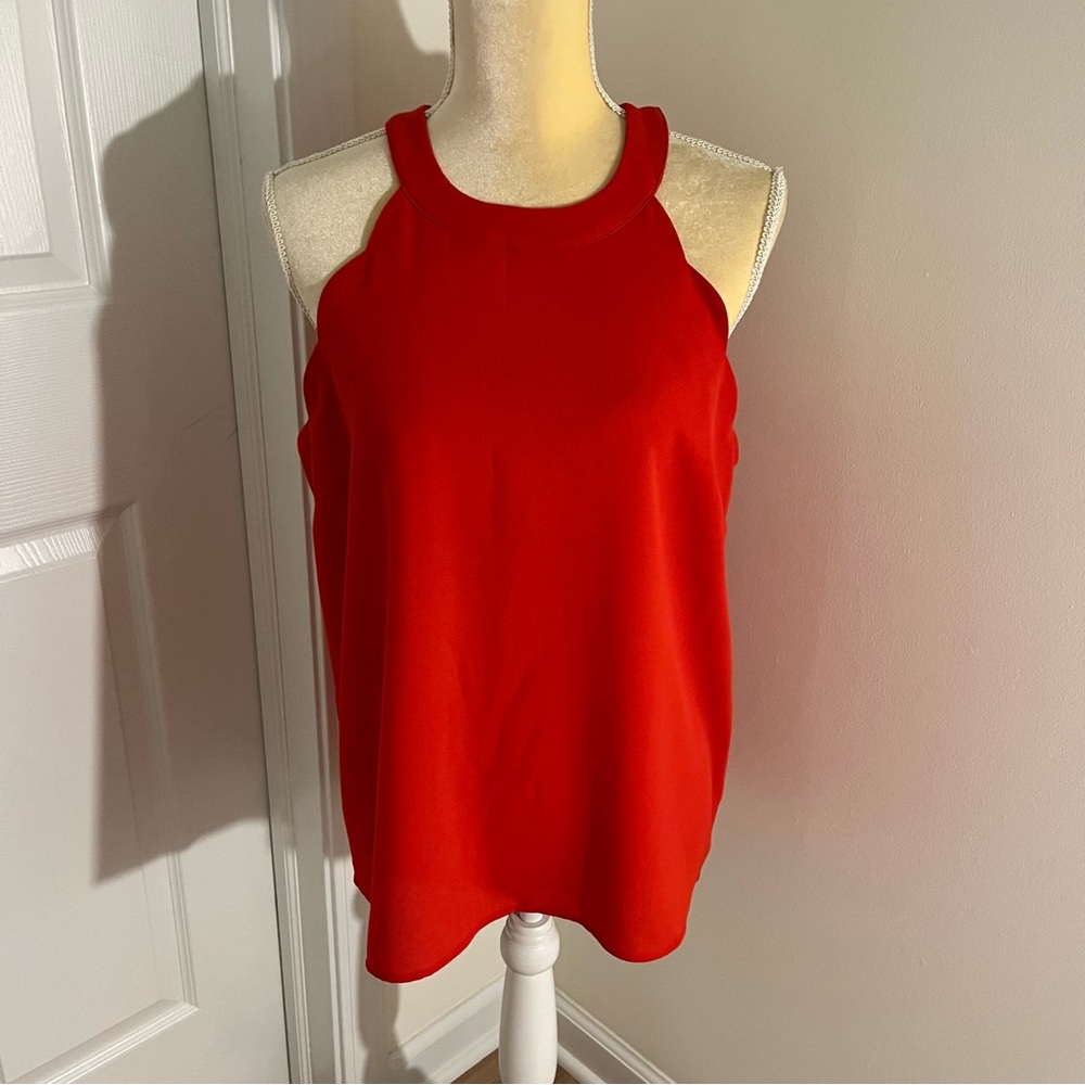 Monteau Red Tank Top Blouse